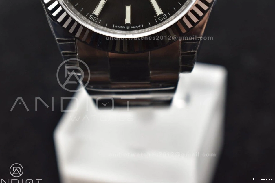 on QuickDry Edition Oyster Grey DateJust 126334 1:1 Dial 41 VSF VS 624 Bracelet 904L Best SS 0521